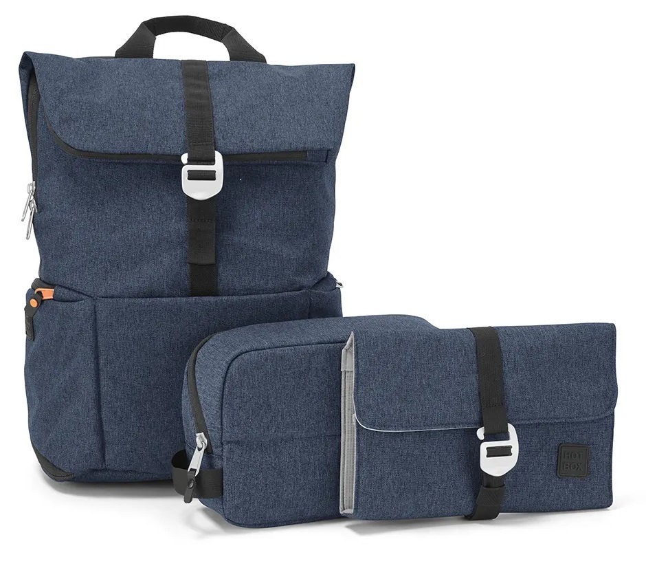Hotbox Shuttle Navy Blue met accessoire