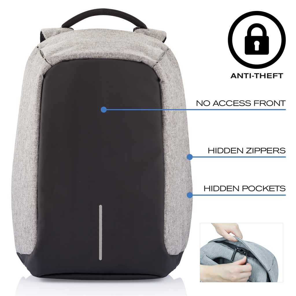 Backpack XD Design Hidden Zippers